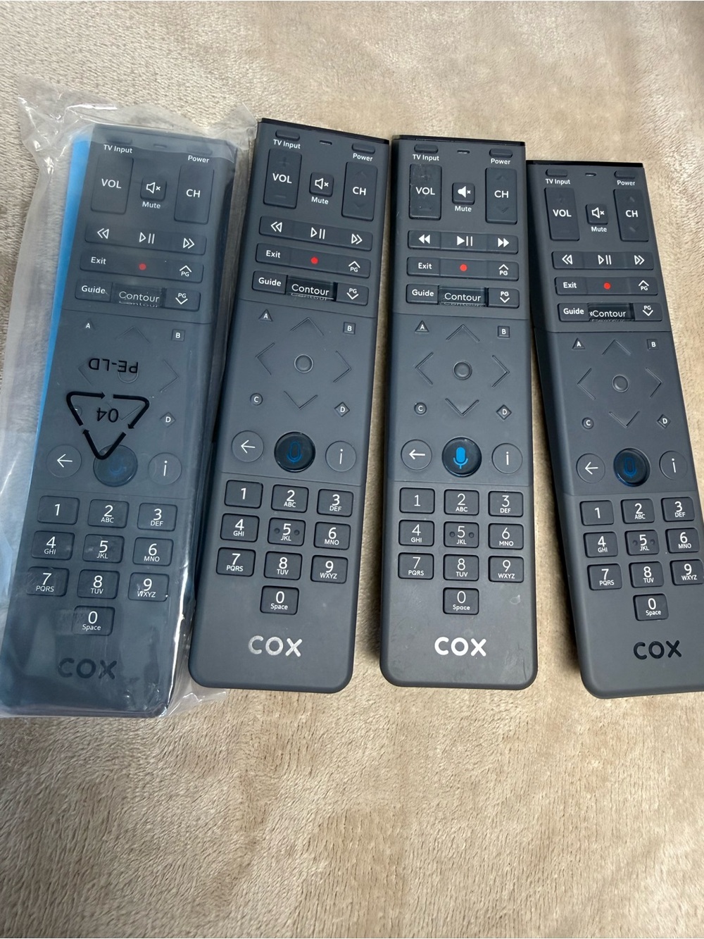 CO Black TV Remote Control - Replacement (Black)